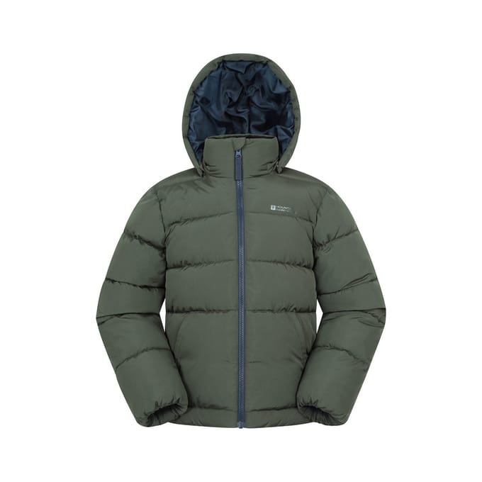 Mountain Warehouse Kinderen Hawthorne Waterafstotende Gewatteerde Jas (Khaki Groen)