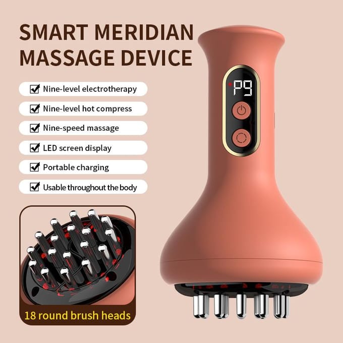 USB Oplaadbare Buikmassager Hete Compressie Verstelbaar Guasha Cupping Arm Been Handheld Massage