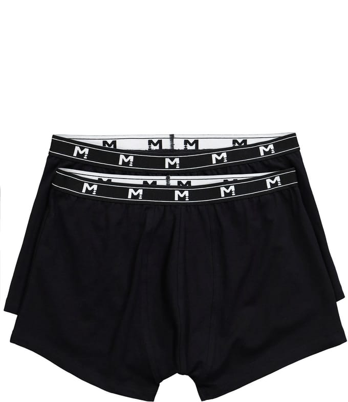 Men Plus - Heren - Heupbroek set van 2 onderbroek - Zwart - Maat L