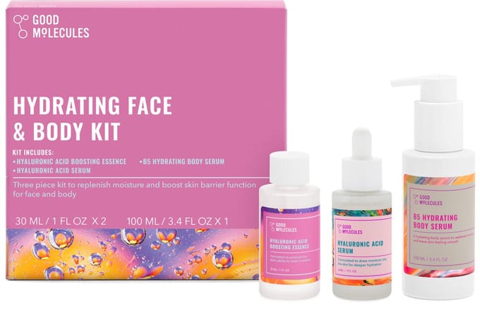 Good Molecules Hydrating Face & Body Kit