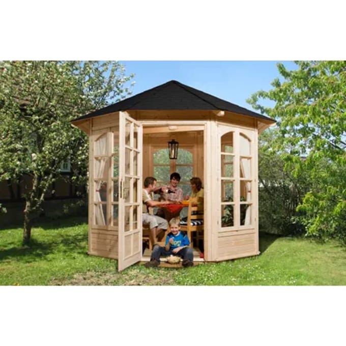 Weka Paviljoen 234b 8-hoekig 282x305cm