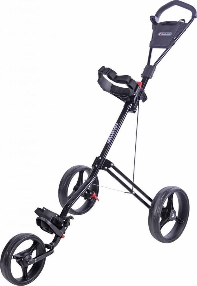 FastFold TriMaster Golftrolley - Zwart