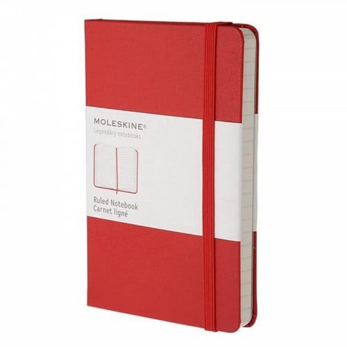Moleskine Classic Notitieboek - Extra Large - Hardcover - Blanco - Rood