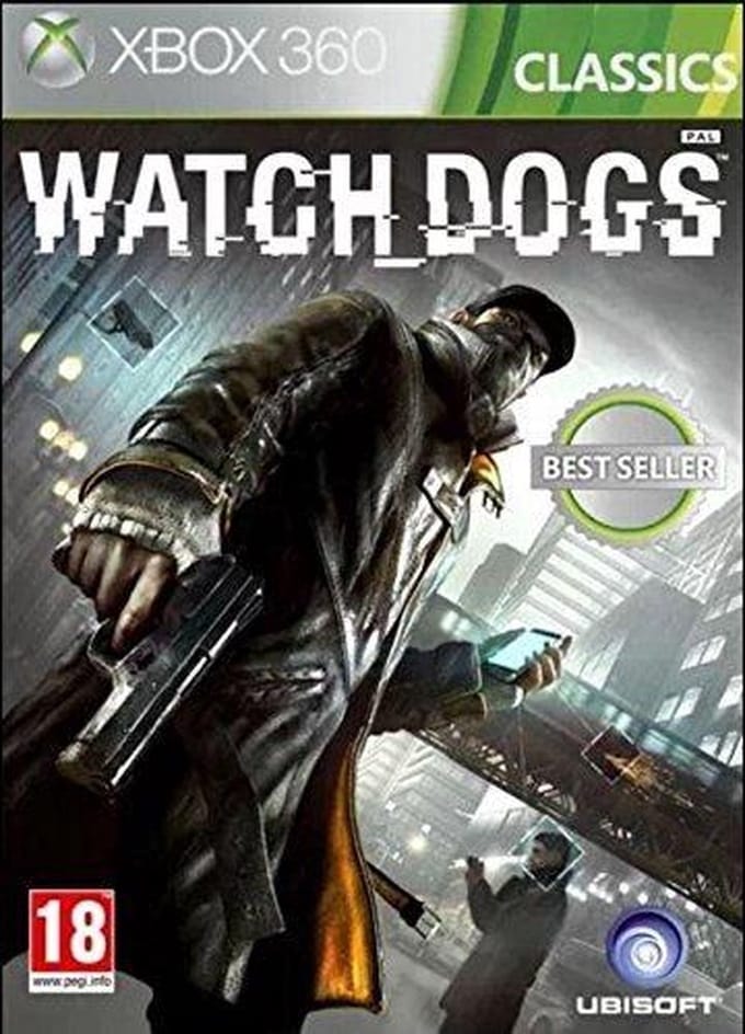 Watchdogs Watch Dogs (xbox 360 used game)