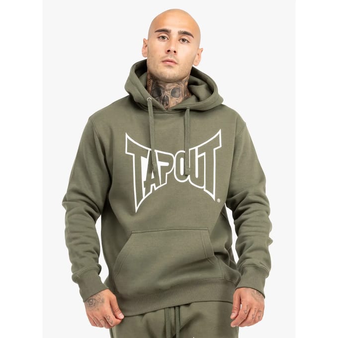 Tapout Lifestyle Basic Hoodie Sweatshirt met capuchon, normale pasvorm