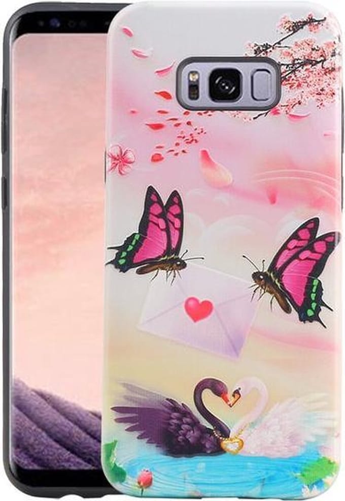 Vlinder Design Hardcase Backcover voor Samsung Galaxy S8 Plus