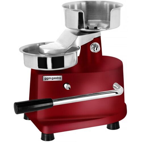 GGM Gastro Manuelle Hamburgermaschine - Ø 130 mm - Rot