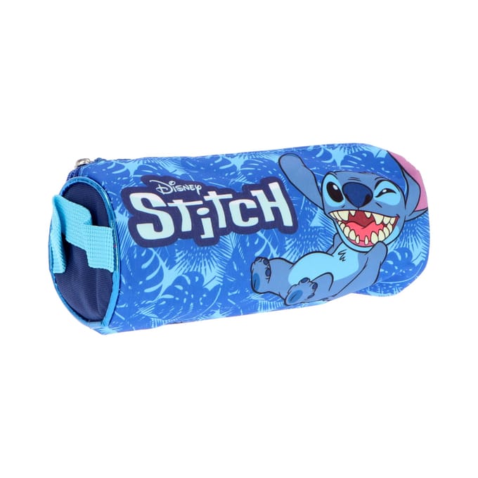 Lilo & Stitch Etui - Pennenetui voor Kind - Rond - Blauw - Pennenzak