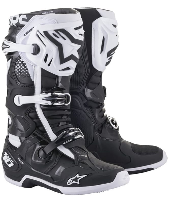 Alpinestars Tech 10 Crosslaarzen Zwart Wit - Laars