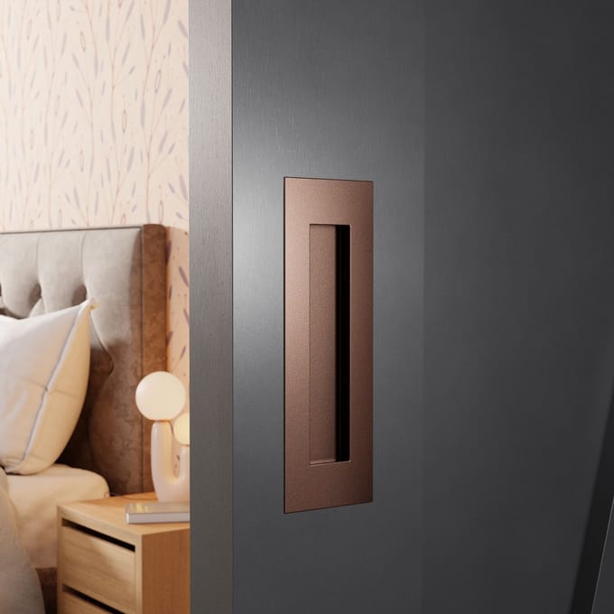 Schuifdeurkom - Brons Kleur - RVS - GPF - GPF0715.A2D Bronze blend 180x60 mm