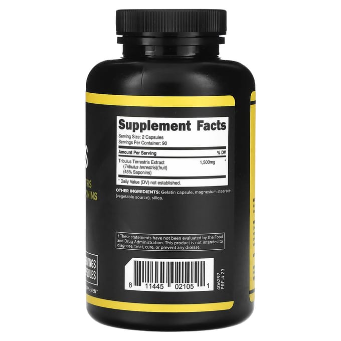 Primaforce, Tribulus, 1 500 mg, 180 gélules (750 mg par capsule)