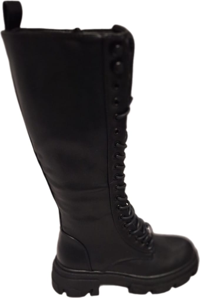 LUCKY SHOES-VETERLAARS-IMITATION LEER-BLACK-39