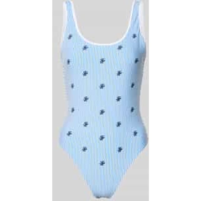 Badpak met logo-stitching