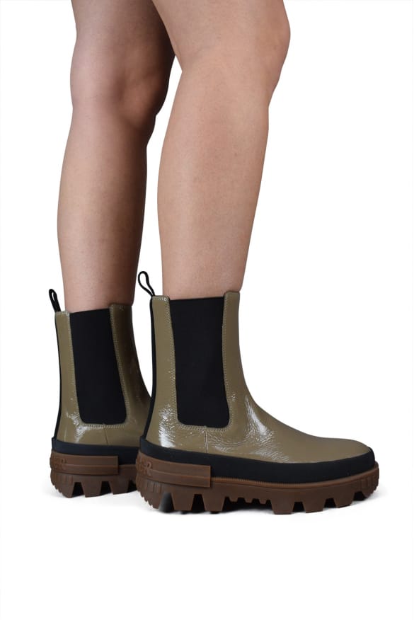 Moncler Coralyne enkellaarzen bruin