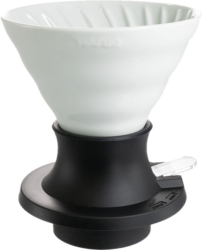 HARIO V60 Immersion Dripper Switch - 02 Size - Immersie Koffiedripper - Keramiek - Wit