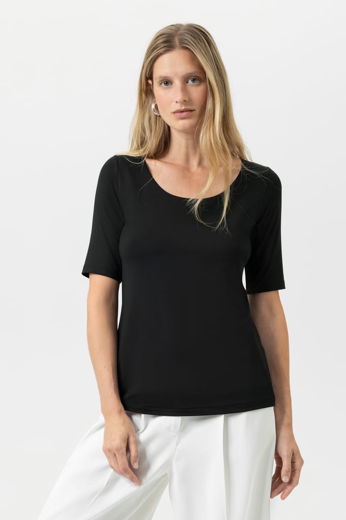 T-shirt Serie Blazershirt Zwart