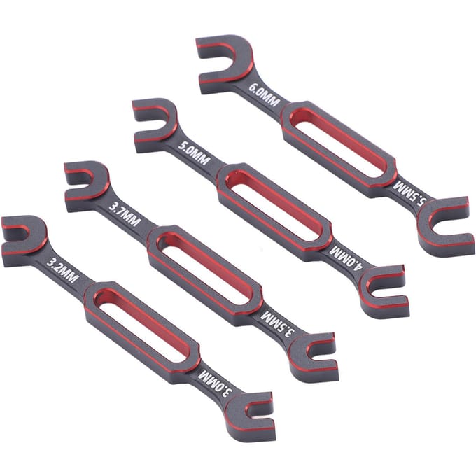 4PCS RC Sleutel 3.0mm 3.2mm 3.5mm 3.7mm 4.0mm 5.0mm 5.5mm 6.0mm Spanmoer Kogelgewricht Verwijderaar RC gray
