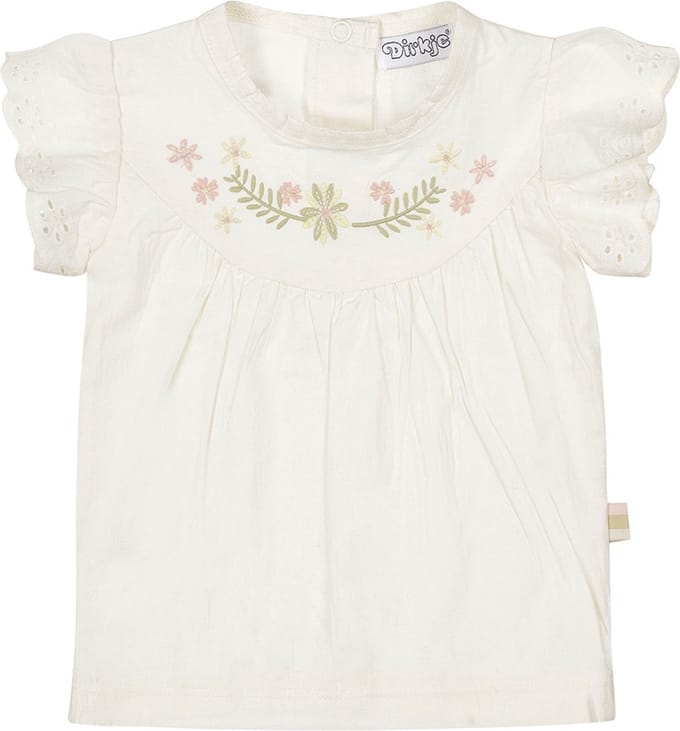 Dirkje Meisjes Blouse - Off white