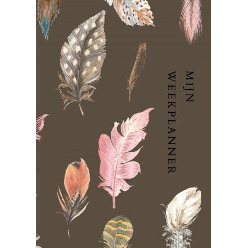 Weekplanner - Werkplanner - A4 - Boho - Bruin - Ongedateerd - Agenda - Dagplanner - Kris Degenaar