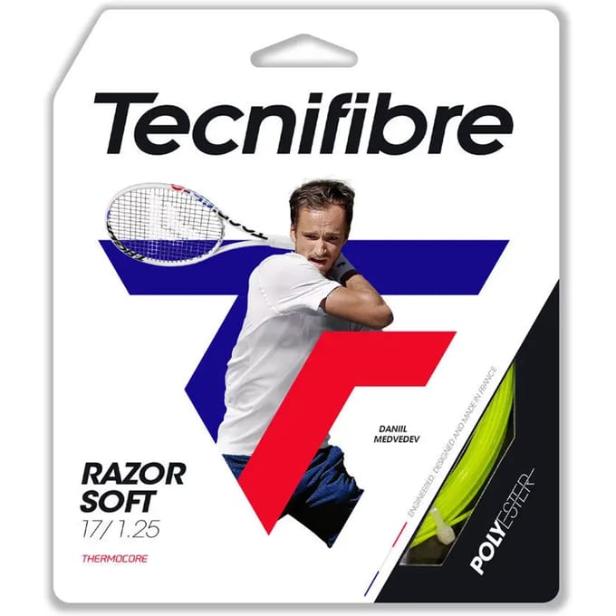 Tecnifibre Razor Soft 1.20 Tennissnaar Wit - Comfort & Power