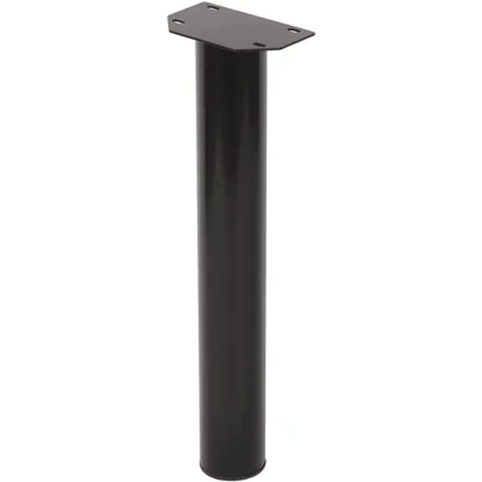 Duraline Meubelpoot Rond Staal 6x42cm Zwart