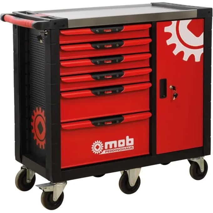 Serveerkasten met kast, 6 laden MOB Xliner (x173)