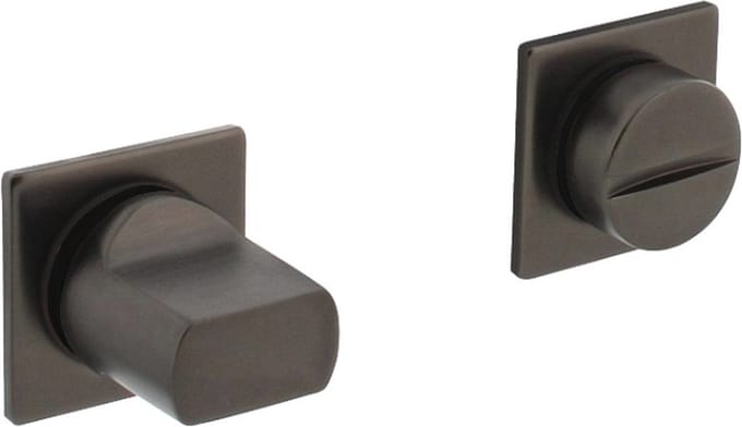 Intersteel WC-sluiting met minimalistische vierkante rozet antracietgrijs