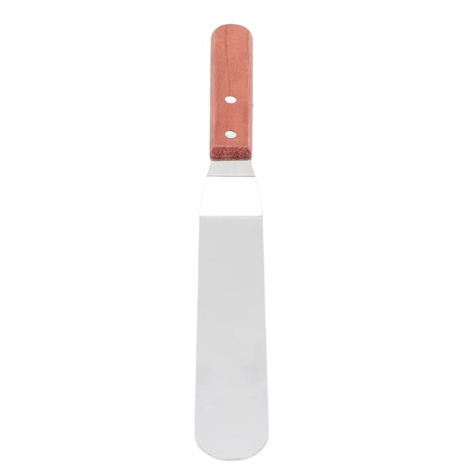 Roestvrijstalen Wax Spatels Houten Handvat Ontharing Multifunctionele Wax Roer Stokjes white