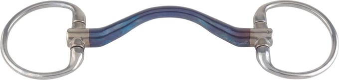 Olijfbit voor paarden Trust Sweet Iron Eggbutt Medium Port 16