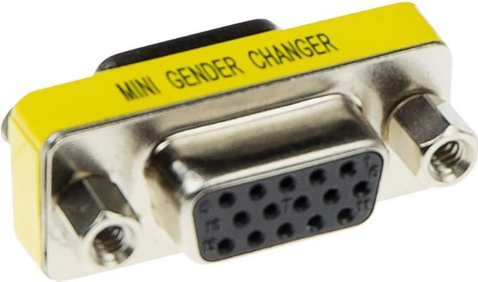 Intronics High density D-sub adapter 15-polig - 15-polig (VGA)