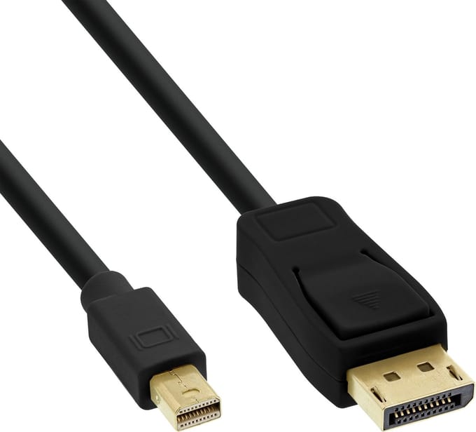 Mini DisplayPort - DisplayPort kabel - versie 1.2 (4K 60 Hz) - bi-directioneel / zwart - 2 meter