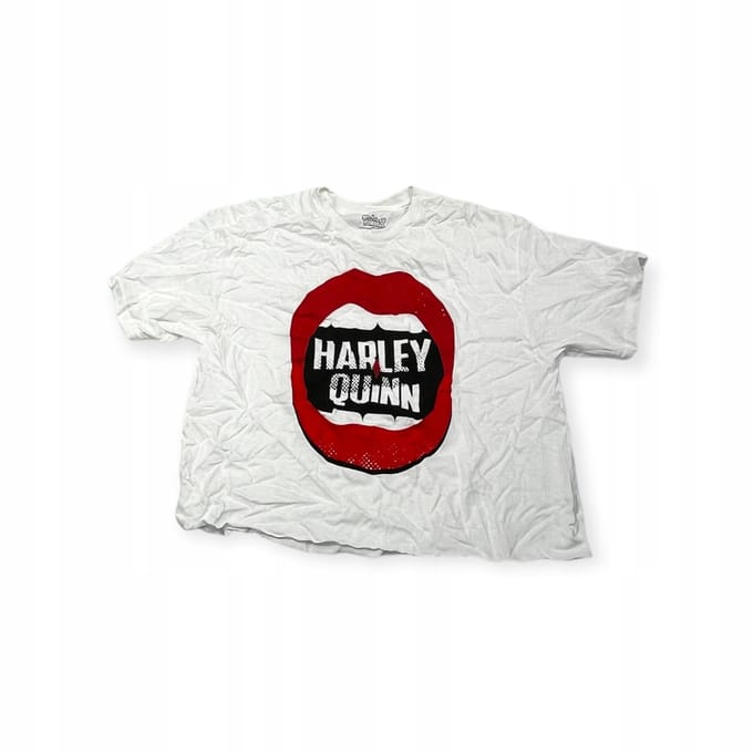 Crop top damski Spencer's THE SUICIDE SQUAD M white