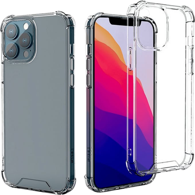 CaseBody iPhone 15 Pro Shockproof Hoesje Transparant