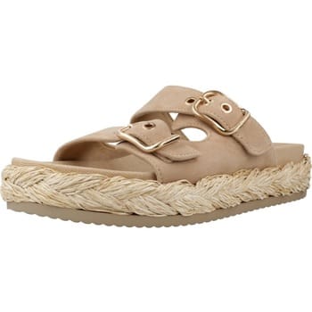 Tamaris Slippers beige Leer - Maat 37