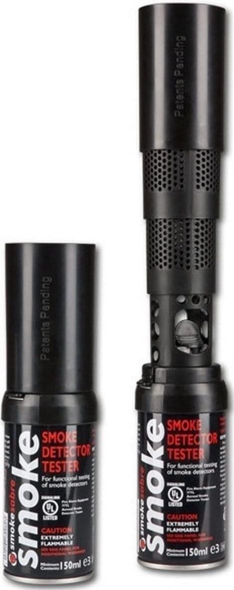 SmokeSabre Rookmelder testgas - Rookdetector tester voor plafondhoogte - Handheld - 150 ml
