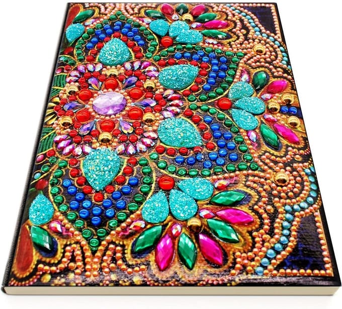 Notitieboekje - NB024 - Mandala - Diamond painting - compleet pakket - diamond painting by Wietske