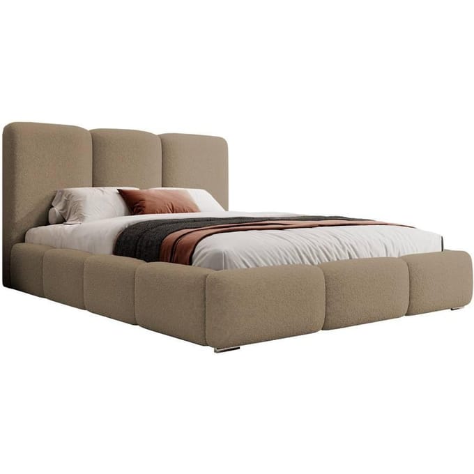 Bedframe Briar bouclé met opbergruimte 180x200 | NADUVI Collection