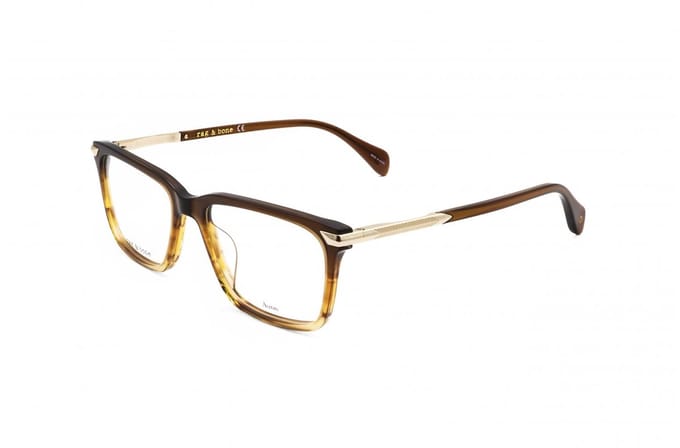 Rag & Bone RNB7043 Brown 56/18/145 MAN Brilmonturen