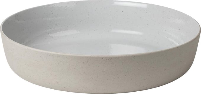 Sablo Cloud Serveerschaal 34, | Lichtgrijs / Beige | Stoneware