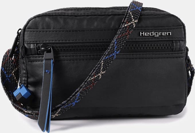 Hedgren Schoudertas Maia Small Crossover RFID Creased Black Zwart