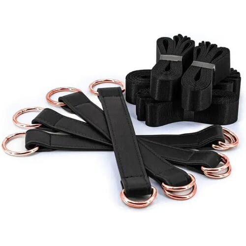 Bondageset Bondage Couture Tiedown Straps Zwart