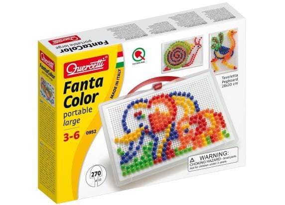 Quercetti FantaColor 270-delige insteekmozaiek Knutselen