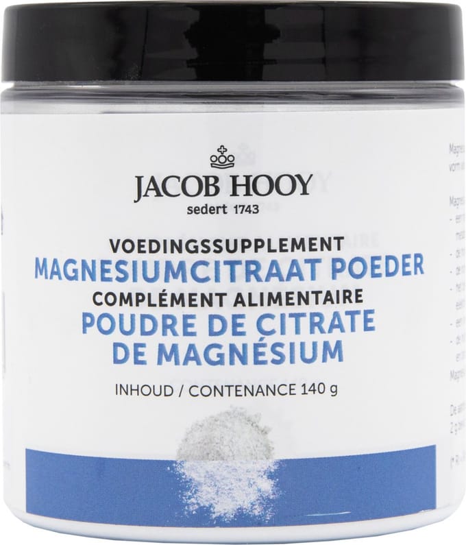 Jacob Hooy Magnesiumcitraat poeder 140 Gram