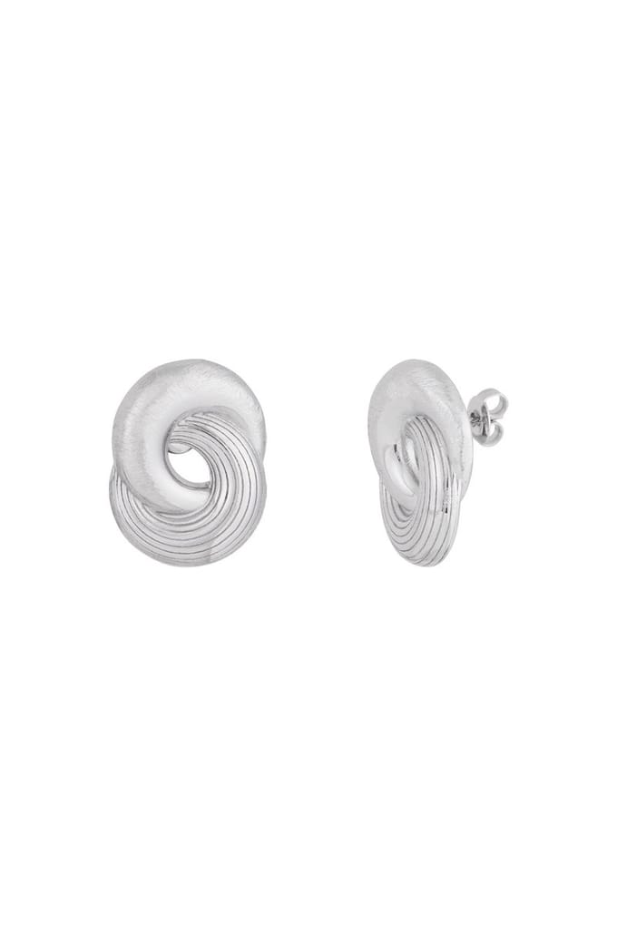 infinity twist earrings