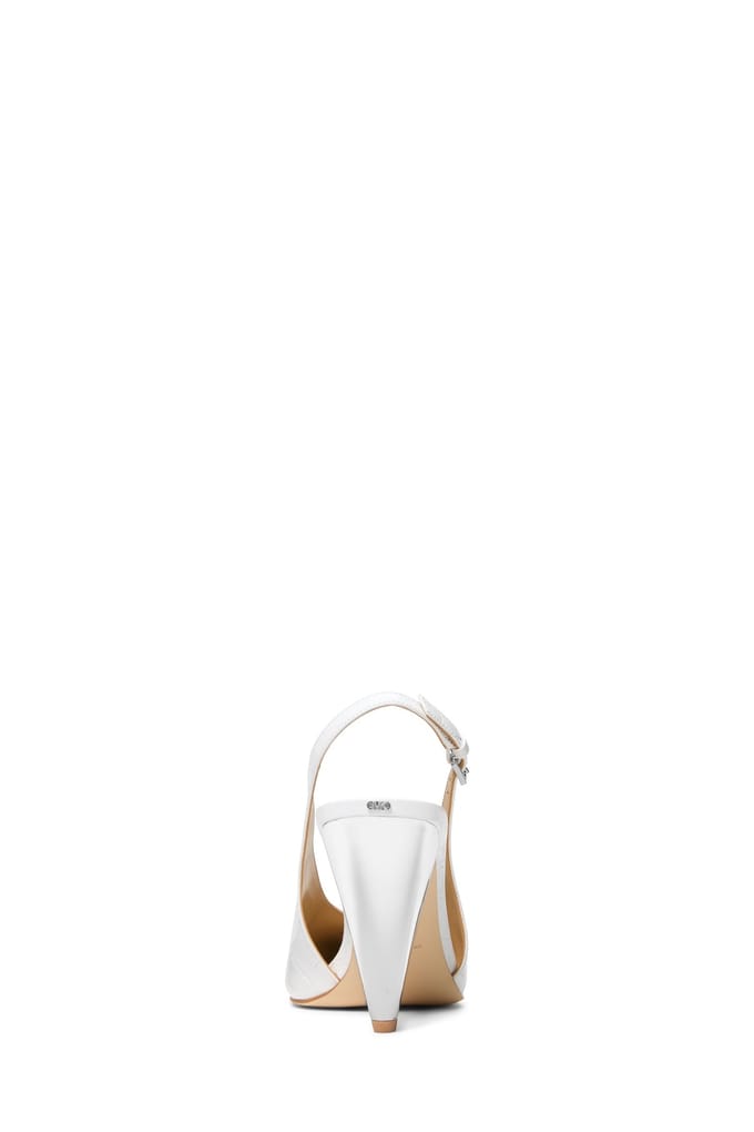 Michael Kors Electra Sling Pump Optic White Taglia: 38.5 | Tacchi Alti Outlet | Donna | Bianco