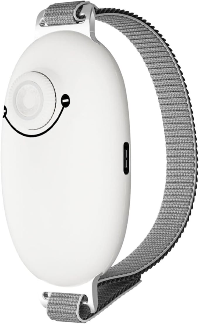 Slaapmonitor - Draagbaar Slaap - en Ontspanningsapparaat - Slaapmiddel - Microcurrent Anti - Stress Handheld - C Opladen - Met 5 Modi, Timer & Type - Wit