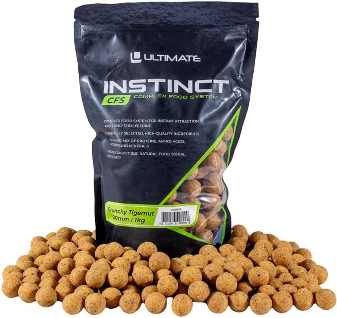 Ultimate Instinct CFS Boilies 20mm 1kg - Crunchy Tigernut - Boilies