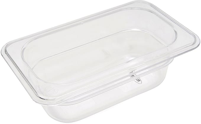 Gastronorm Bak - 1/9 GN - 6,5 cm Diep - Polycarbonaat