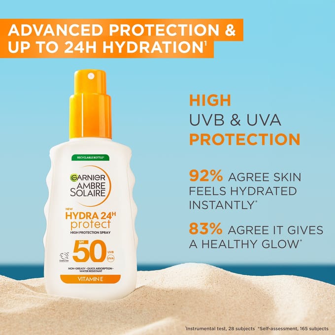 L'Oréal Paris Men Expert x Ambre Solaire SPF50 Face & Body Hydrating Suncream Bundle