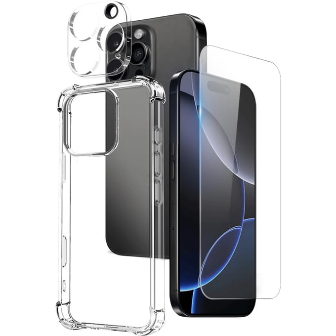 Northjo Apple iPhone 16 Pro Max Shockproof All-in-One Protection Transparant